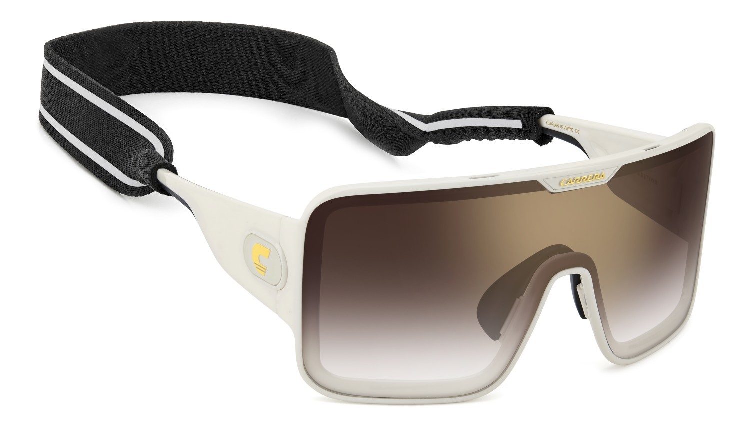 Sonnenbrillen Carrera Flaglab 15 206302 VVP YK farbe gold ivory form maske gläser gold mirror on burgundy shaded