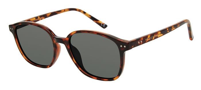Sonnenbrillen Privé Revaux The Dade/S 206305 (WR9 UC) farbe brown havana form rund gläser green polarized