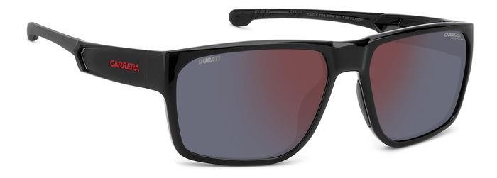 Sonnenbrillen Carrera Ducati Carduc 029/S 206322 (807 H4) farbe black form rechteckig gläser red mirror polarized hight con