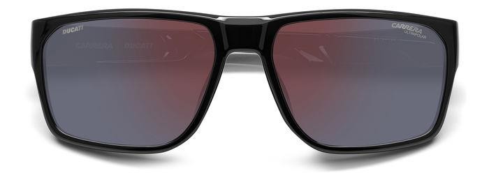 Sonnenbrillen Carrera Ducati Carduc 029/S 206322 (807 H4) farbe black form rechteckig gläser red mirror polarized hight con