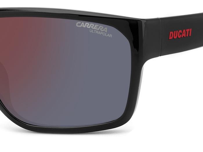Sonnenbrillen Carrera Ducati Carduc 029/S 206322 (807 H4) farbe black form rechteckig gläser red mirror polarized hight con