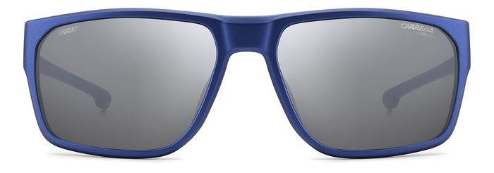 Sonnenbrillen Carrera Ducati Carduc 029/S 206322 (TZQ T4) farbe blue metalized form rechteckig gläser silver mirror