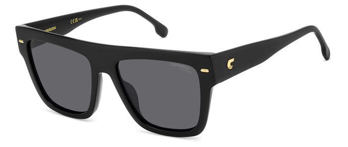 Sonnenbrillen Carrera 3016/S 206326 (807 IR) farbe black form quadratisch gläser grey