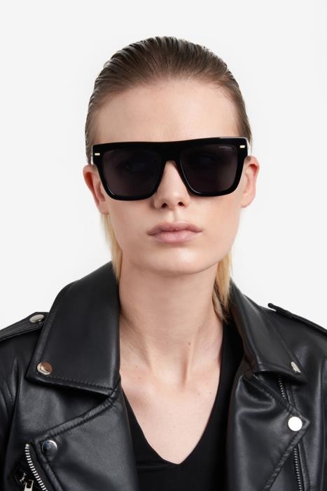 Sonnenbrillen Carrera 3016/S 206326 (807 IR) farbe black form quadratisch gläser grey