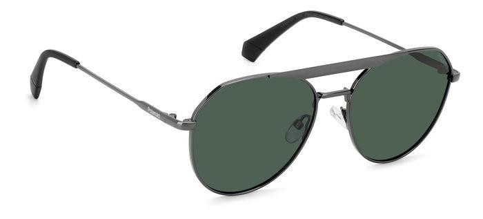 Sonnenbrillen Polaroid Pld 6211/S 206330 (KJ1 UC) farbe dark ruthenium form navigator gläser green polarized