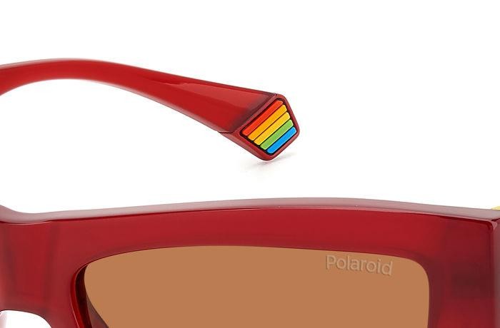 Sonnenbrillen Polaroid Pld 6210/S 206332 (C9A HE) farbe red form cat-eye gläser copper polarized