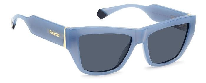 Sonnenbrillen Polaroid Pld 6210/S 206332 (MVU C3) farbe azure form cat-eye gläser blue polarized