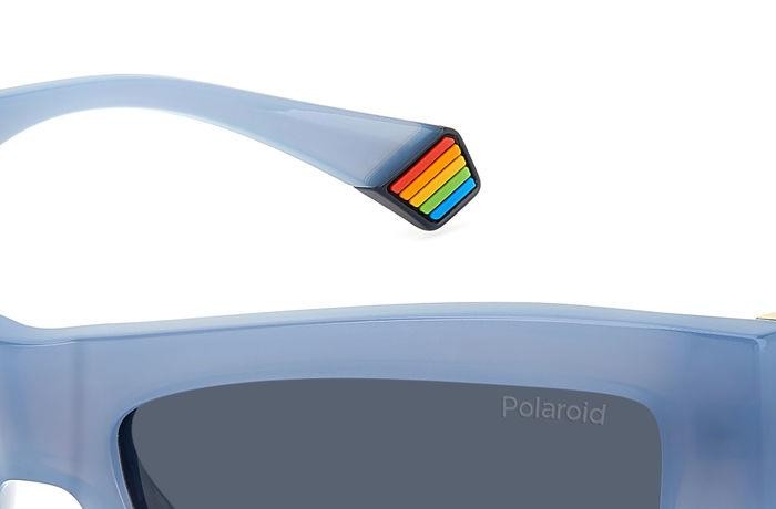 Sonnenbrillen Polaroid Pld 6210/S 206332 (MVU C3) farbe azure form cat-eye gläser blue polarized