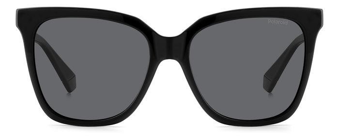Sunglasses Polaroid Pld 4155/S 206341 (807 M9) color black shape square lenses grey polarized