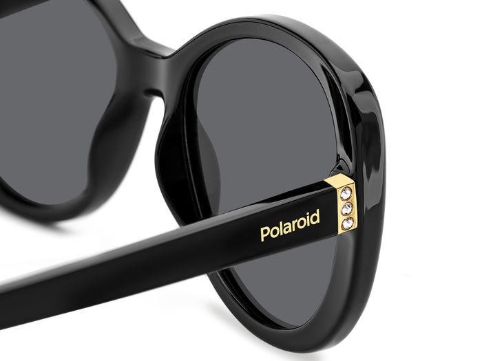Sunglasses Polaroid Pld 4154/S 206354 (807 M9) color black shape butterfly lenses grey polarized