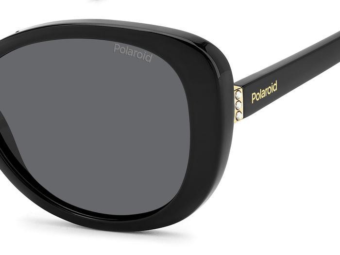 Sunglasses Polaroid Pld 4154/S 206354 (807 M9) color black shape butterfly lenses grey polarized
