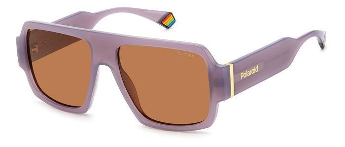 Sonnenbrillen Polaroid Pld 6209/S 206362 (789 HE) farbe lilac form quadratisch gläser copper polarized