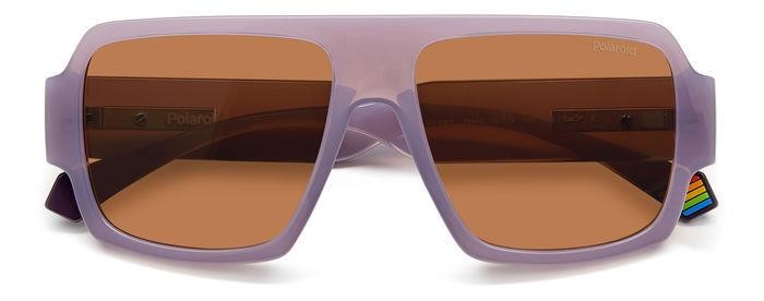 Sonnenbrillen Polaroid Pld 6209/S 206362 (789 HE) farbe lilac form quadratisch gläser copper polarized