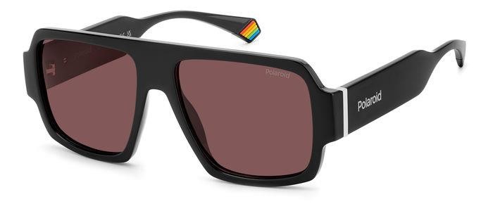 Sonnenbrillen Polaroid Pld 6209/S 206362 (807 KL) farbe black form quadratisch gläser violet polarized