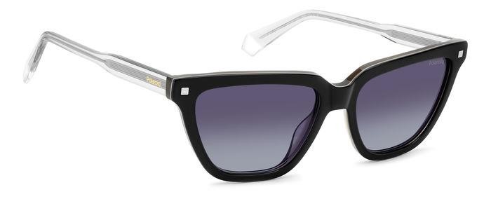 Sonnenbrillen Polaroid Pld 4157/S 206366 (0WM WJ) farbe black beige form cat-eye gläser grey shaded polarized