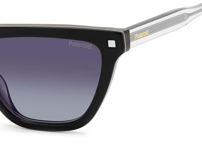 Sonnenbrillen Polaroid Pld 4157/S 206366 (0WM WJ) farbe black beige form cat-eye gläser grey shaded polarized