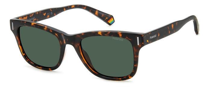 Sunglasses Polaroid Pld 6206/S 206367 (086 UC) color havana shape square lenses green polarized