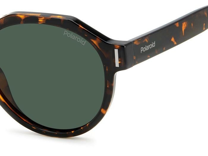 Sunglasses Polaroid Pld 6207/S 206368 (086 UC) color havana shape geometric lenses green polarized