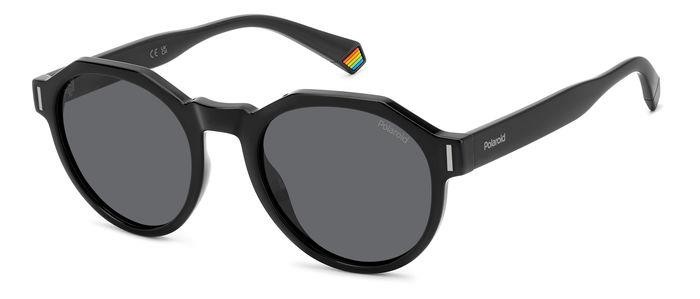 Sunglasses Polaroid Pld 6207/S 206368 (807 M9) color black shape geometric lenses grey polarized