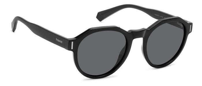 Sunglasses Polaroid Pld 6207/S 206368 (807 M9) color black shape geometric lenses grey polarized