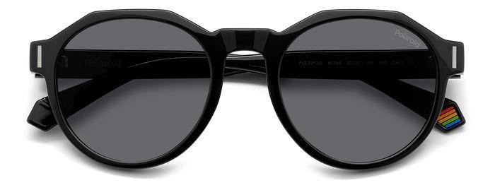 Sunglasses Polaroid Pld 6207/S 206368 (807 M9) color black shape geometric lenses grey polarized