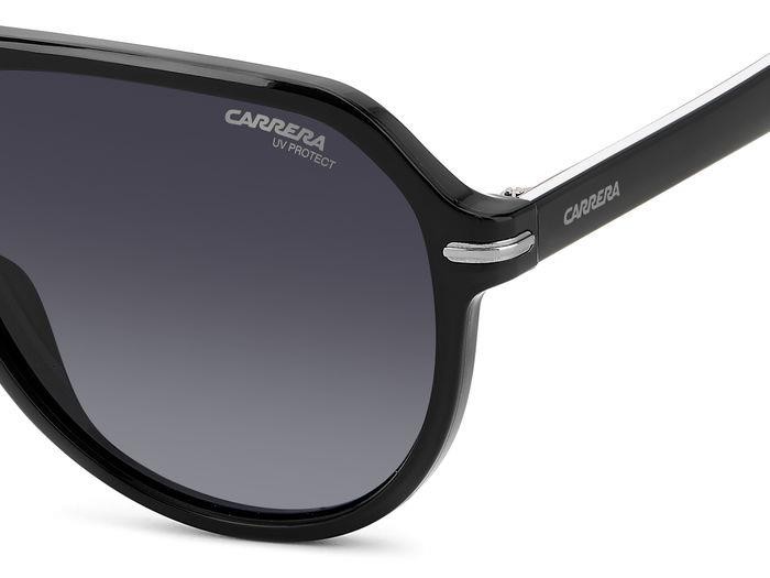 Sunglasses Carrera 315/S 206369 (GUU 9O) color black burgundy shape aviator lenses dark grey shaded
