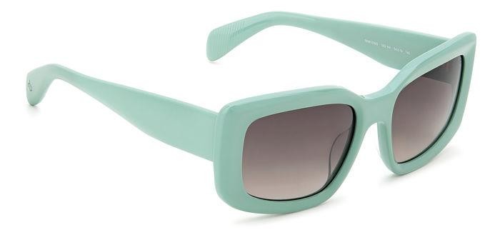 Sonnenbrillen Rag & Bone Rnb1076/S 206374 (1ED HA) farbe green form rechteckig gläser brown shaded
