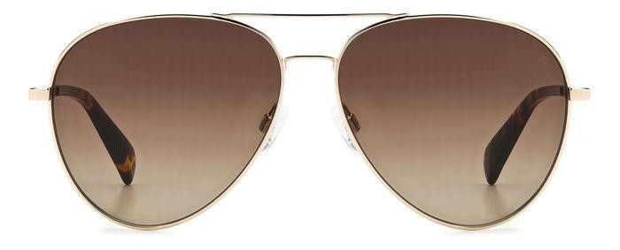 Sonnenbrillen Rag & Bone Rnb5052/G 206380 (06J HA) farbe gold havana form aviator gläser brown shaded