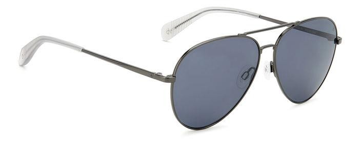 Sonnenbrillen Rag & Bone Rnb5052/G 206380 (PTA IR) farbe dark ruthenium grey form aviator gläser grey