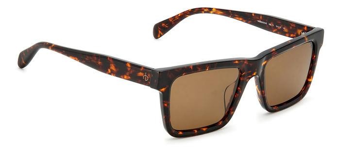 Sonnenbrillen Rag & Bone Rnb5053/G 206381 (086 70) farbe havana form rechteckig gläser brown