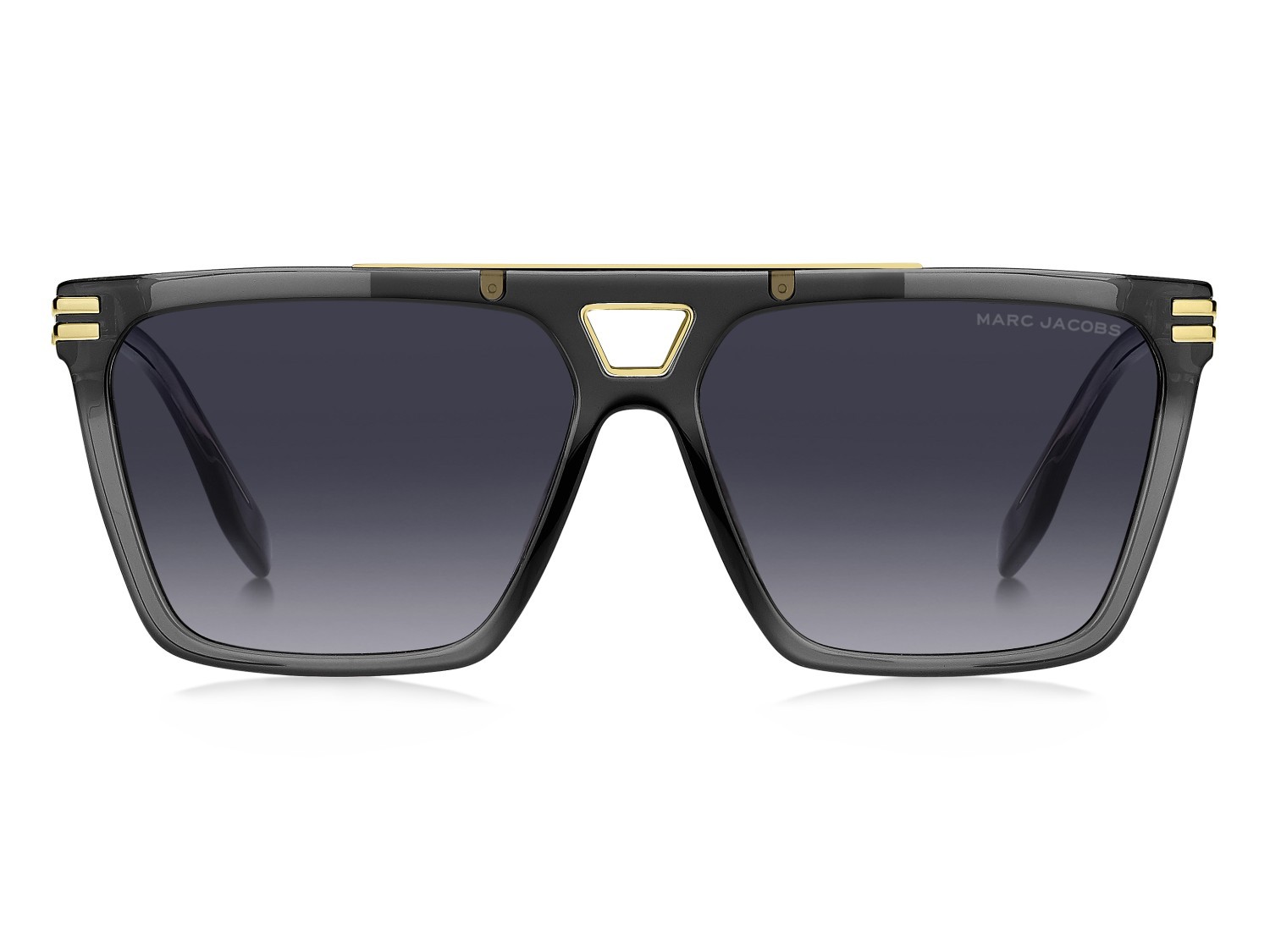 Sonnenbrillen Marc Jacobs 717/S 206401 KB7 9O farbe grey form quadratisch gläser dark grey shaded