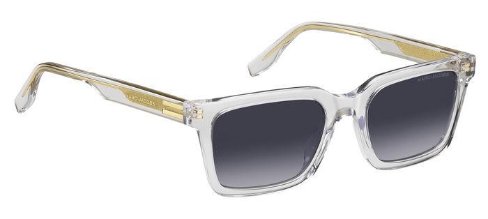 Occhiali da sole Marc Jacobs 719/S 206402 (900 9O) colore crystal forma rettangolare lenti dark grey shaded