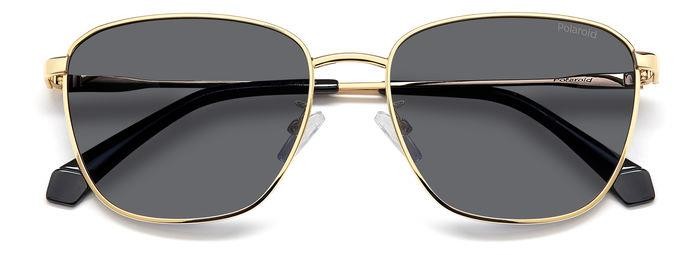 Sonnenbrillen Polaroid Pld 4159/G 206410 (J5G M9) farbe gold form rechteckig gläser grey polarized
