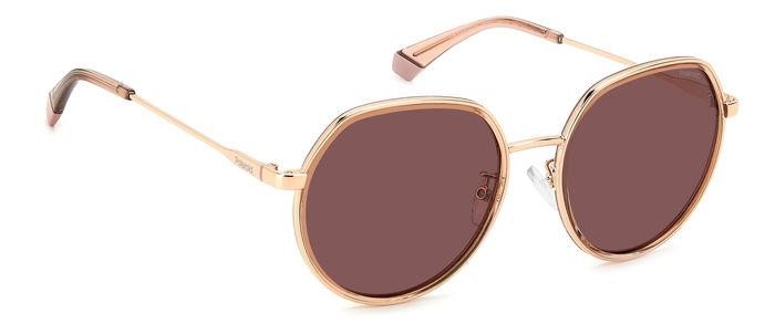 Sonnenbrillen Polaroid Pld 4160/G 206411 (DDB KL) farbe gold copper form rund gläser violet polarized