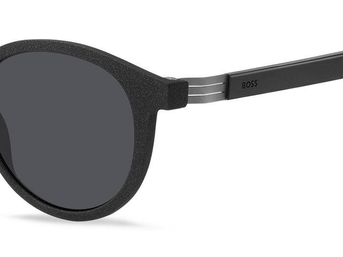 Sonnenbrillen Hugo Boss 1575/S 206447 (0WM IR) farbe black beige form rund gläser grey