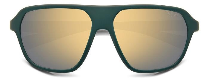 Sonnenbrillen Polaroid Pld 2152/S 206454 (DLD LM) farbe matte green form rechteckig gläser grey gold multilayer polarized