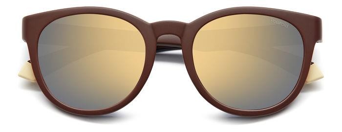 Sonnenbrillen Polaroid Pld 2150/S 206456 (B3V LM) farbe violet form rund gläser grey gold multilayer polarized