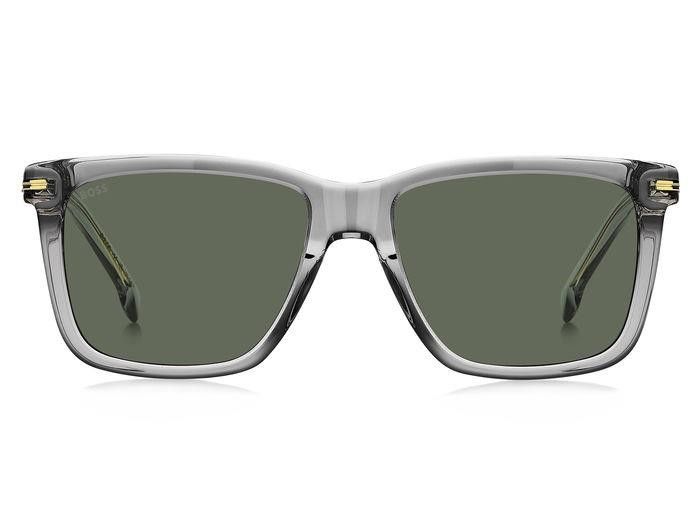 Occhiali da sole Hugo Boss 1598/S 206467 (KB7 QT) colore grey forma quadrato lenti green