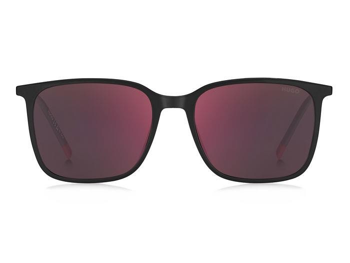 Brillen Hugo Hg 1270/CS 206483 (581 AO) farbe havana black form rechteckig gläser red mirror