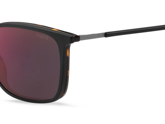 Brillen Hugo Hg 1270/CS 206483 (581 AO) farbe havana black form rechteckig gläser red mirror