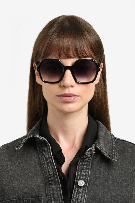 Sunglasses Isabel Marant Im 0152/S 206520 (807 9O) color black shape geometric lenses dark grey shaded