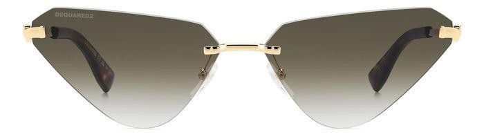 Occhiali da sole Dsquared2 D2 0108/S 206531 (PEF 9K) forma irregolare 