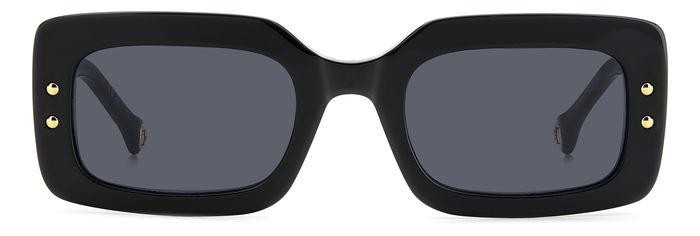 Occhiali da sole Carolina Herrera Her 0187/S 206557 (80S IR) colore black white forma rettangolare lenti grey
