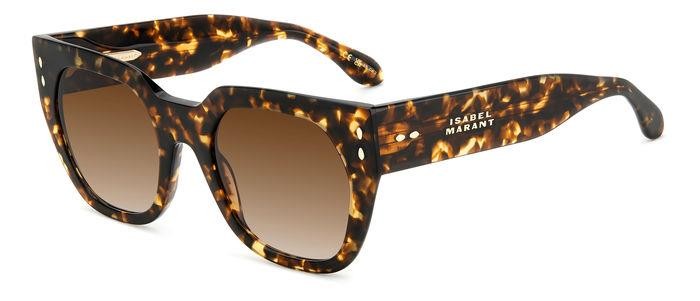 Sunglasses Isabel Marant Im 0158/S 206558 (086 HA) color havana shape cat eye lenses brown shaded