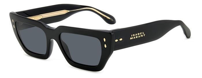 Sunglasses Isabel Marant Im 0159/S 206559 (807 IR) color black shape rectangle lenses grey