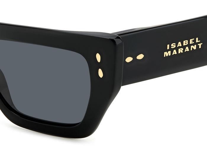 Sunglasses Isabel Marant Im 0159/S 206559 (807 IR) color black shape rectangle lenses grey