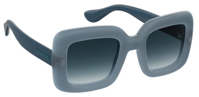 Sonnenbrillen Havaianas Lagoinha 206601 (MVU 08) farbe azure form quadratisch gläser dk blue shaded