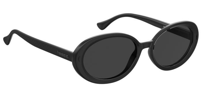 Sonnenbrillen Havaianas Calhetas 206603 (807 IR) farbe black form oval gläser grey