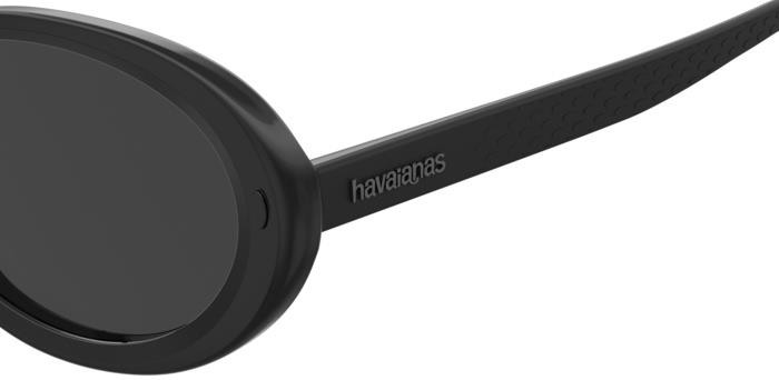 Sonnenbrillen Havaianas Calhetas 206603 (807 IR) farbe black form oval gläser grey