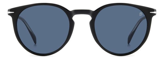 Sunglasses David Beckham Db 1139/S 206606 (807 KU) color black shape pantos lenses blue